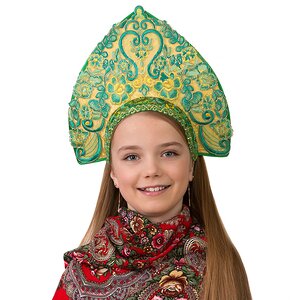 Русский народный кокошник Царский
