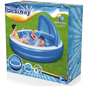 Семейный надувной бассейн с навесом Summer Days 241*140 см, клапан Bestway фото 7