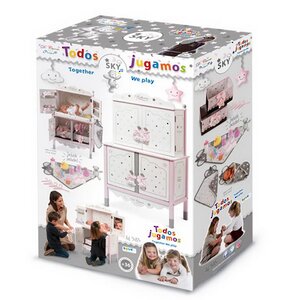 Деревянный игровой центр для кукол Скай 90*55 см с аксессуарами Decuevas Toys фото 9