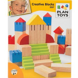 Деревянный конструктор Блоки 46 шт Plan Toys фото 4