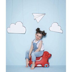 Детский чемодан на колесиках Собачка красный BIG фото 9