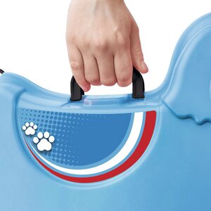 Детский чемодан на колесиках Собачка голубой BIG фото 7