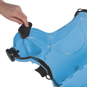 Детский чемодан на колесиках Собачка голубой BIG фото 8