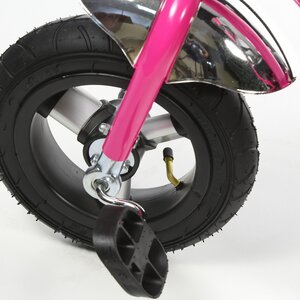 Трехколесный велосипед "Black Aqua 5588A" с ручкой и тентом, розовый Black Aqua фото 6