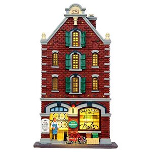 Фасад Велосипеды Дирка, 30*17 см, подсветка, батарейки