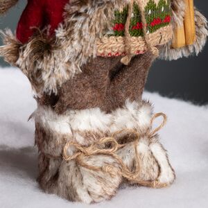 Новогодняя фигура Старина Клаус с гостинцами 30 см Kaemingk фото 4