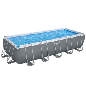 Прямоугольный каркасный бассейн 5619Q Bestway Power Steel 549*274*132 см, песочный фильтр, аксессуары, уцененный