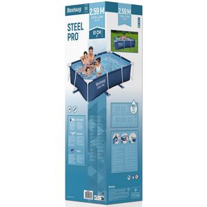 Прямоугольный каркасный бассейн 56403 Bestway Steel Pro (Бествей Стил Про) 259*170*61 см Bestway (Бествей) фото 8