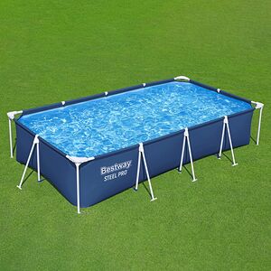 Прямоугольный каркасный бассейн Bestway Steel Pro 400*211*81 см, фильтр-насос Bestway фото 7