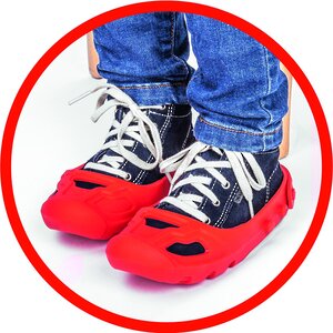 Защита для детской обуви р 21-27 красная BIG фото 5