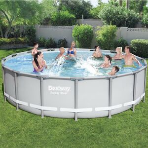 Каркасный бассейн Bestway Power Steel Frame 488*122 см, фильтр-насос, аксессуары