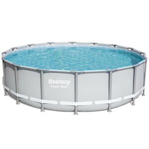 Каркасный бассейн Bestway Power Steel Frame 488*122 см, фильтр-насос, аксессуары Bestway фото 2