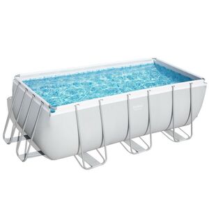 Прямоугольный каркасный бассейн Bestway Power Steel 412*201*122 см, фильтр-насос, лестница Bestway фото 5