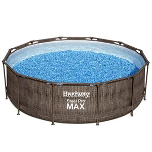 Каркасный бассейн 56709 Bestway Steel Pro Max - Rattan 366*100 см, фильтр-насос, лестница Bestway фото 7