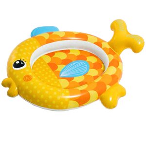 Надувной бассейн для малышей Золотая Рыбка 140*124*10 см INTEX фото 2