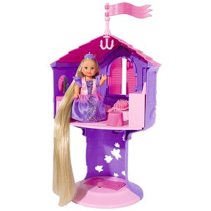 Игровой набор Кукла Еви - Рапунцель в башне 32 см Simba фото 1