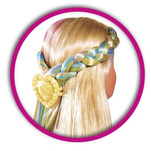 Кукла Штеффи - Стильные волосы с цветной прядкой и аксессуарами для создания причесок 29 см Simba фото 4