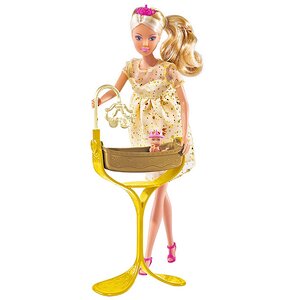 Кукла Штеффи беременная - Королевский набор с люлькой 29 см