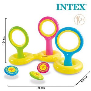 Надувной игровой центр Flying Disks 178*104*102 см INTEX фото 4