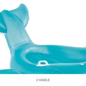 Надувная игрушка для плавания Голубой Кит 168*140 см INTEX фото 4