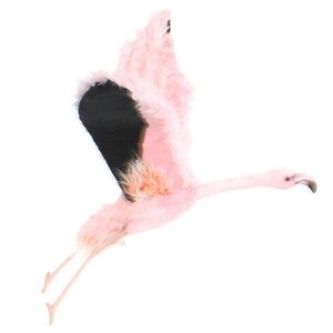Большая мягкая игрушка Розовый фламинго летящий 97 см Hansa Creation фото 2