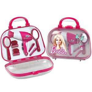 Набор парикмахера с феном "Barbie" в чемодане, 8 предметов Klein фото 1