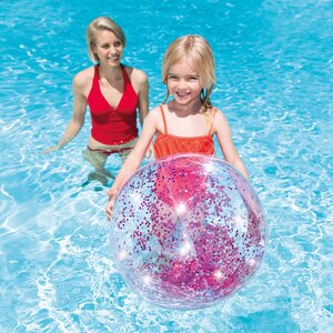 Надувной пляжный мяч Розовый Блеск 51 см