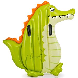 Надувной плот с ручками Дружелюбный Крокодил 114*112 см INTEX фото 2