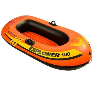 Надувная лодка Explorer-100 одноместная 147*84*36 см INTEX фото 2