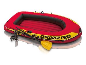 Надувная лодка Explorer PRO-300-SET, 244х117х36см, с веслами и насосом