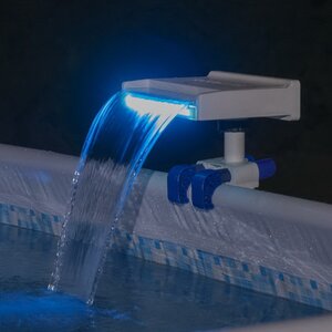 Водопад для бассейна с цветной LED подсветкой 35*30*26 см Bestway фото 7