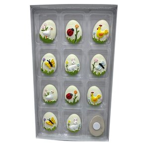 Пасхальные Яйца на липучке 4 см, 12 шт Breitner фото 3