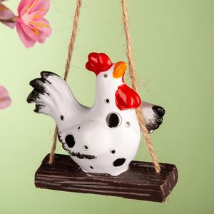 Пасхальное украшение Курочка Несушка 7 см, подвеска