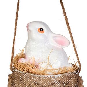 Елочная игрушка Country Bunny 9 см, подвеска Breitner фото 2