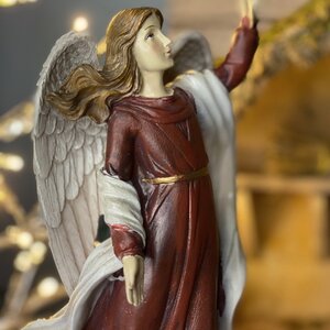 Рождественский вертеп Светлый праздник в Вифлееме 6-26 см, 11 фигурок Kaemingk фото 3