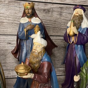 Рождественский вертеп Светлый праздник в Вифлееме 6-26 см, 11 фигурок Kaemingk фото 4