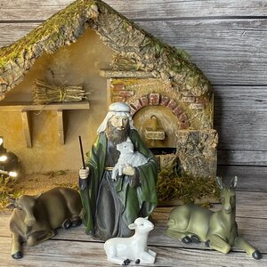 Рождественский вертеп Светлый праздник в Вифлееме 6-26 см, 11 фигурок Kaemingk фото 9