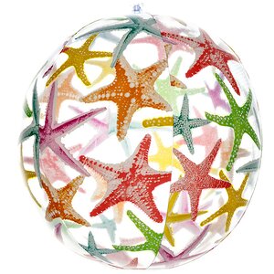 Надувной мяч Цветной с морскими звездами 51 см