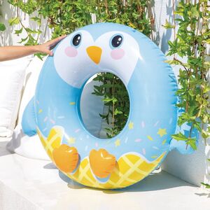 Надувной круг для купания Пингвин 91*76 см INTEX фото 4