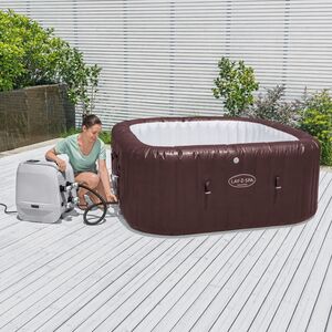 Надувной спа-бассейн 201*80 см 6001U Bestway Maldives Smart HydroJet Pro (Бествей Мальдивы Смарт Гидроджет Про), теплосберегающий тент, подсветка Bestway (Бествей) фото 7