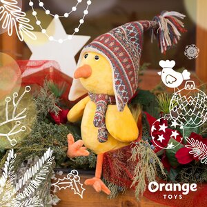 Мягкая игрушка Цыпленок Сеня 20 см Orange Toys (Орандж Тойс) фото 2