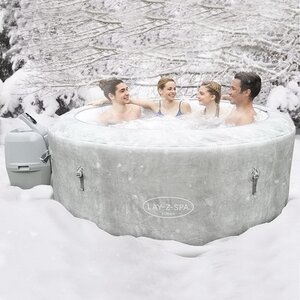 Надувной бассейн-джакузи Lay-Z-Spa: Zurich 180*66 см, аэромассаж, теплосберегающий тент