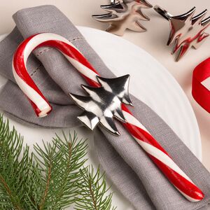 Кольца для салфеток Елочки, 4 шт