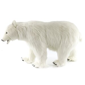 Большая мягкая игрушка Полярный медведь 110 см Hansa Creation фото 2