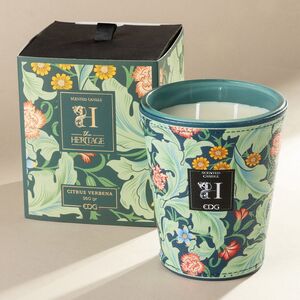 Ароматическая свеча в стакане The Heritage: Цитрус и Вербена 12 см, 40 часов горения EDG фото 5