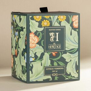 Ароматическая свеча в стакане The Heritage: Цитрус и Вербена 12 см, 40 часов горения EDG фото 3