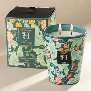 Ароматическая свеча в стакане The Heritage: Цитрус и Вербена 12 см, 40 часов горения EDG фото 1