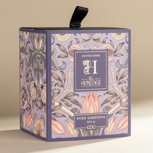 Ароматическая свеча в стакане The Heritage: Нежная Гардения 12 см, 40 часов горения EDG фото 3