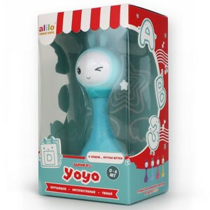 Интерактивная музыкальная игрушка Умный зайка Alilo R1+ Yoyo синий Alilo фото 5