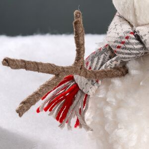 Декоративная фигура Снеговик Тоби в рождественском колпаке 29 см Kaemingk фото 4